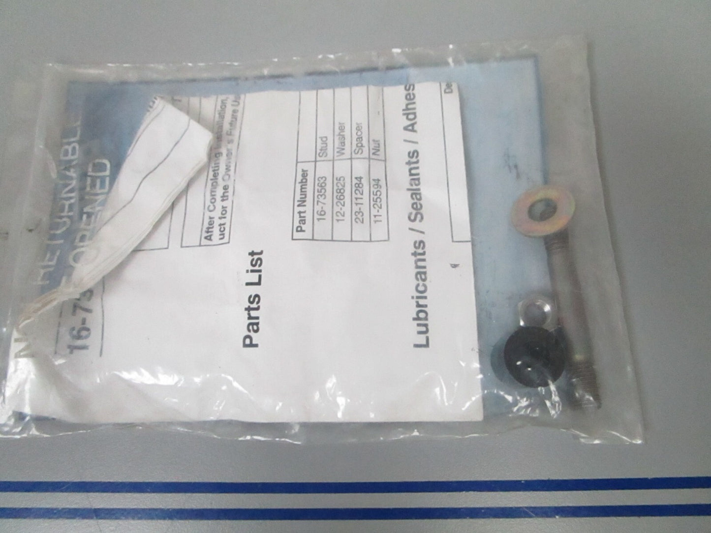 *NEW OEM* 0810 Mercury Quicksilver Stud Kit 16-73563A 1