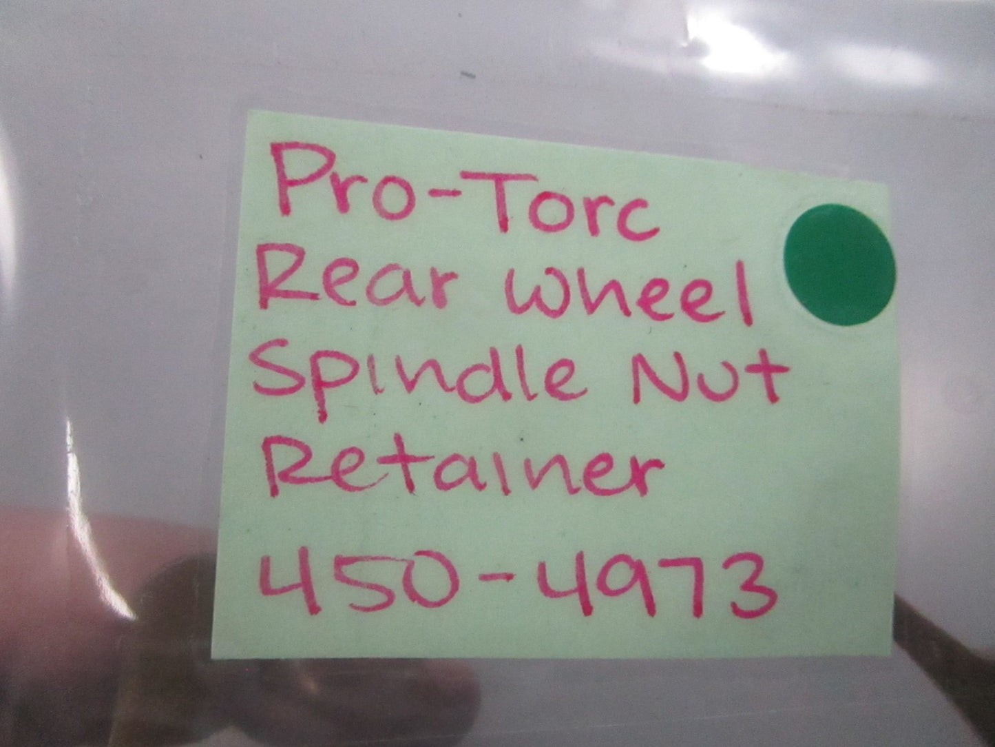 NEW 450-4973 Pro-Torc Rear Wheel Spindle Nut Retainer 0810