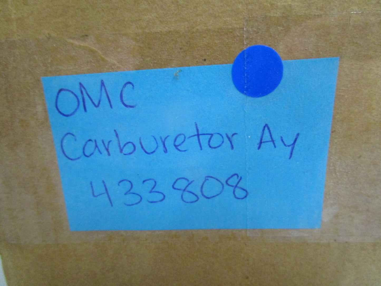 *NEW OEM* 0820 OMC Johnson Evinrude Carburetor Ay 433808 0433808