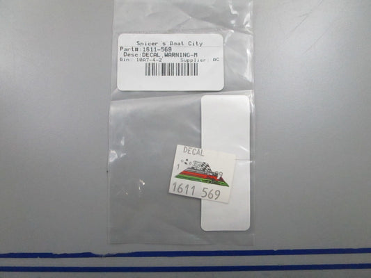 *NEW OEM* 0810 Arctic Cat Decal 1611-569