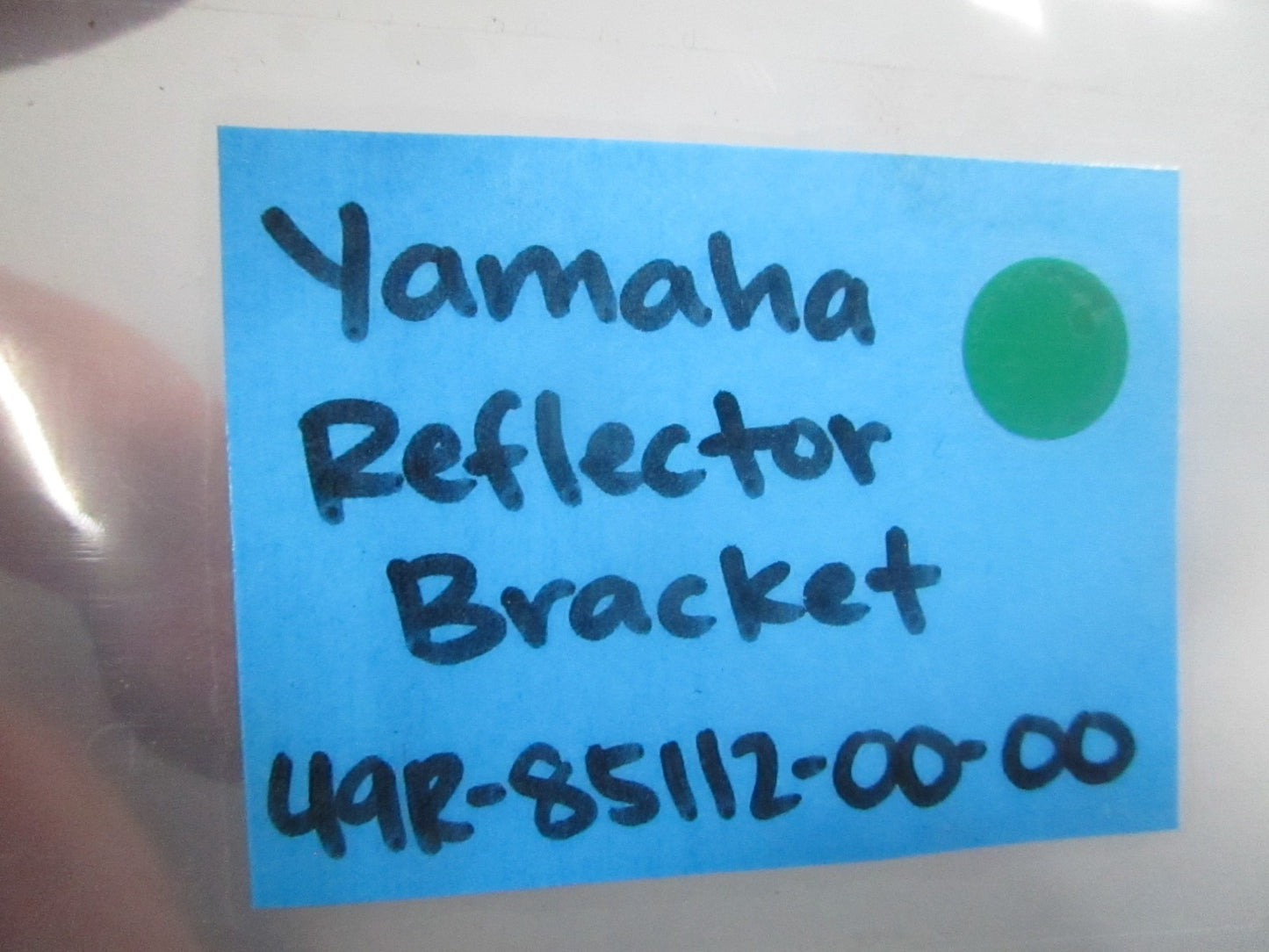NEW OEM 49R-85112-00-00 Yamaha Reflector Bracket 0810
