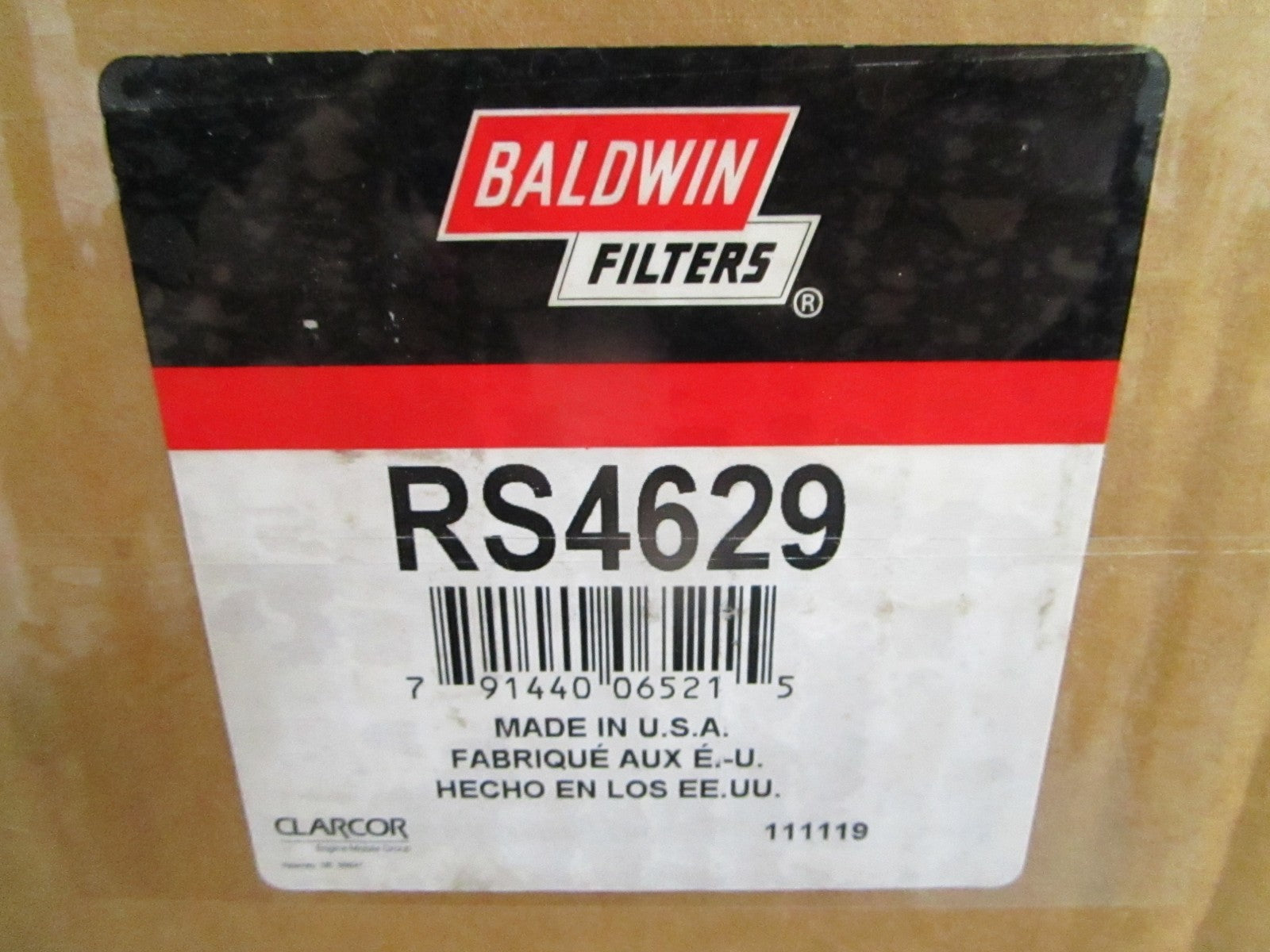 NEW RS4629 Baldwin Air Filter Rep: TT221378 AH174196 John Deere, 42848 Wix 0820