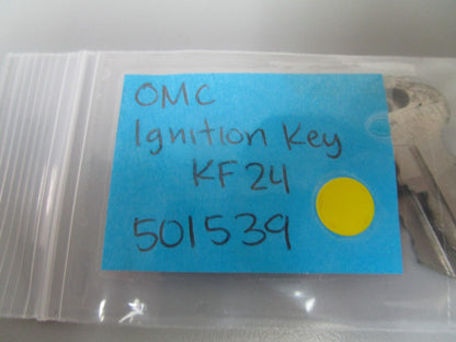 *NEW OEM* 0810 OMC Johnson Evinrude Ignition Key KF24 501539 0501539
