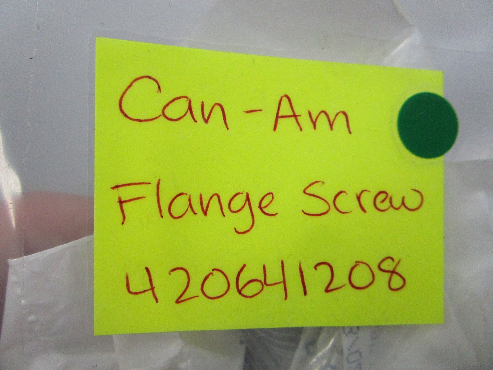 NEW OEM (LOT OF 3) 420641208 Can-Am Flange Screw 0810