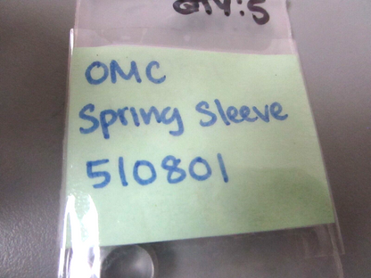 *NEW OEM* 0750 OMC Johnson Evinruide SPRING SLEEVE 510801 0510801