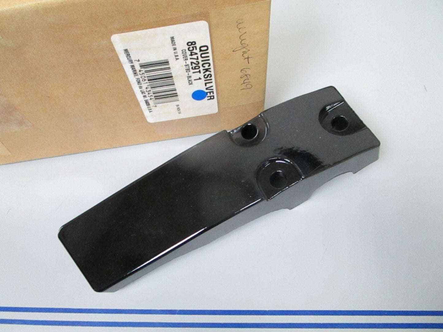 *NEW OEM* 0810 Mercury Quicksilver Black Starboard Cover 854729T 1