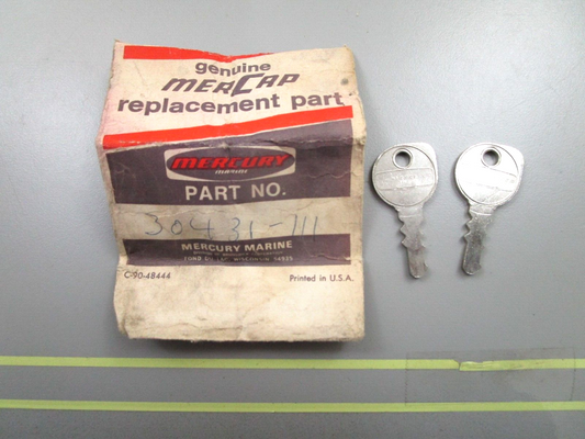 *NEW OEM* (LOT OF 2) 0750 Mercury Quicksilver KEY 30431111
