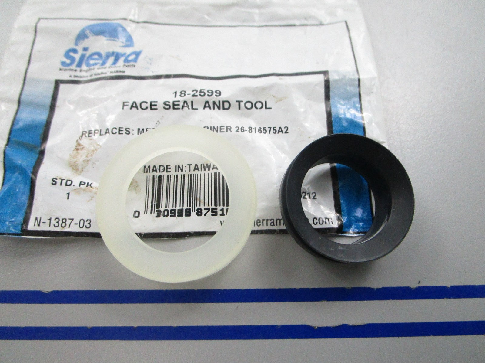 NEW 18-2599 Replaces: Mercury 26-816575A2 Sierra Face Seal & Tool 0810