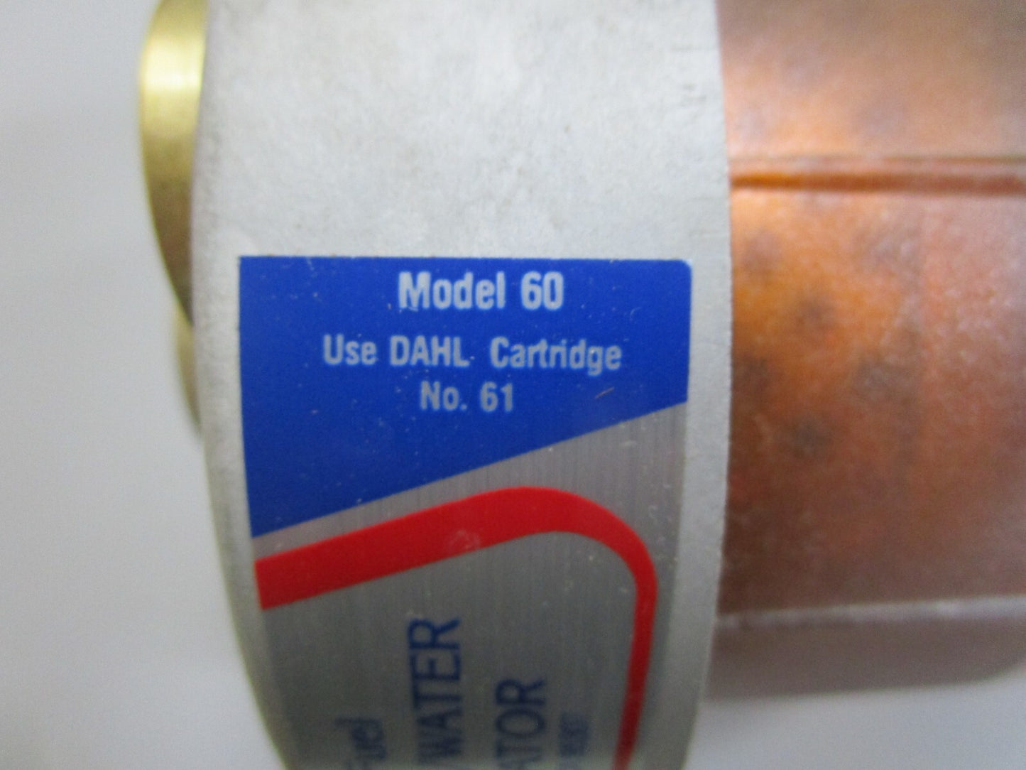 *NEW* 0820 Dahl Fuel Filter/Water Separator Model 60