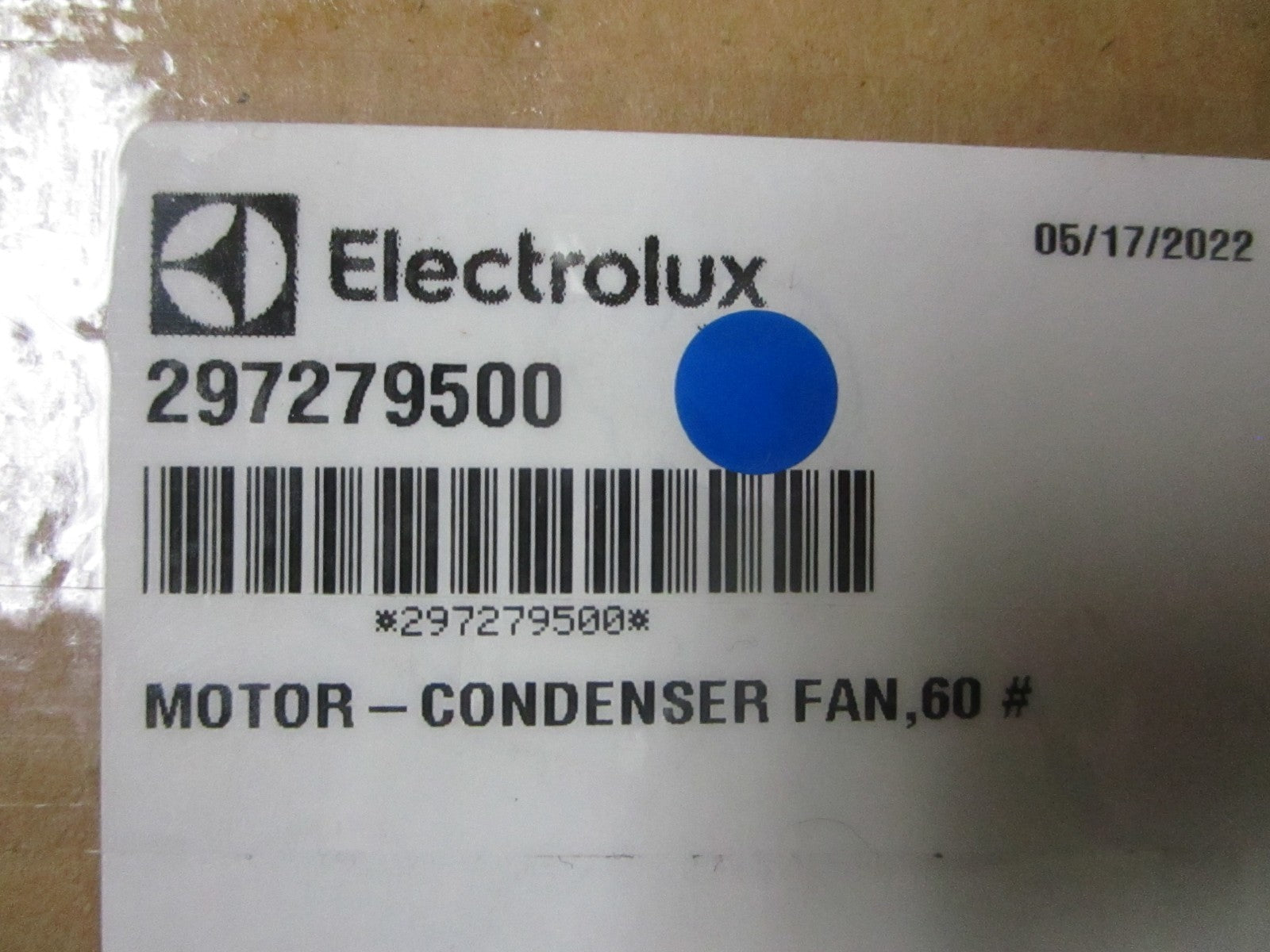 *NEW OEM* 0720 Electrolux Condenser Fan Motor 297279500