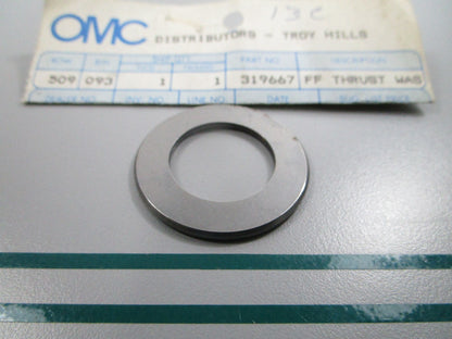 NEW OEM 319667 0319667 OMC Johnson Evinrude Thrust Washer 0810