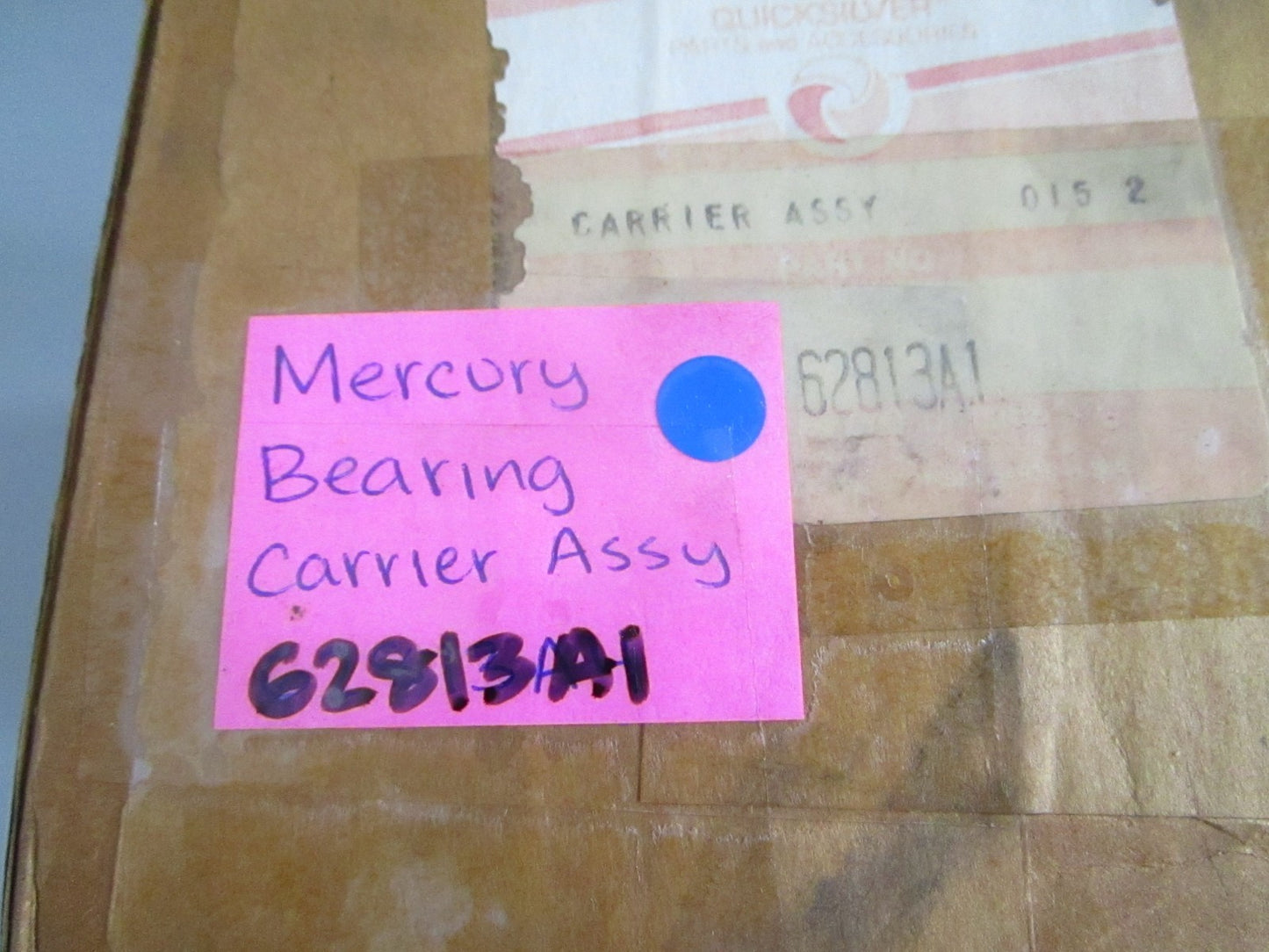 NEW OEM 62813A1 Mercury Quicksilver Bearing Carrier Assy 0820