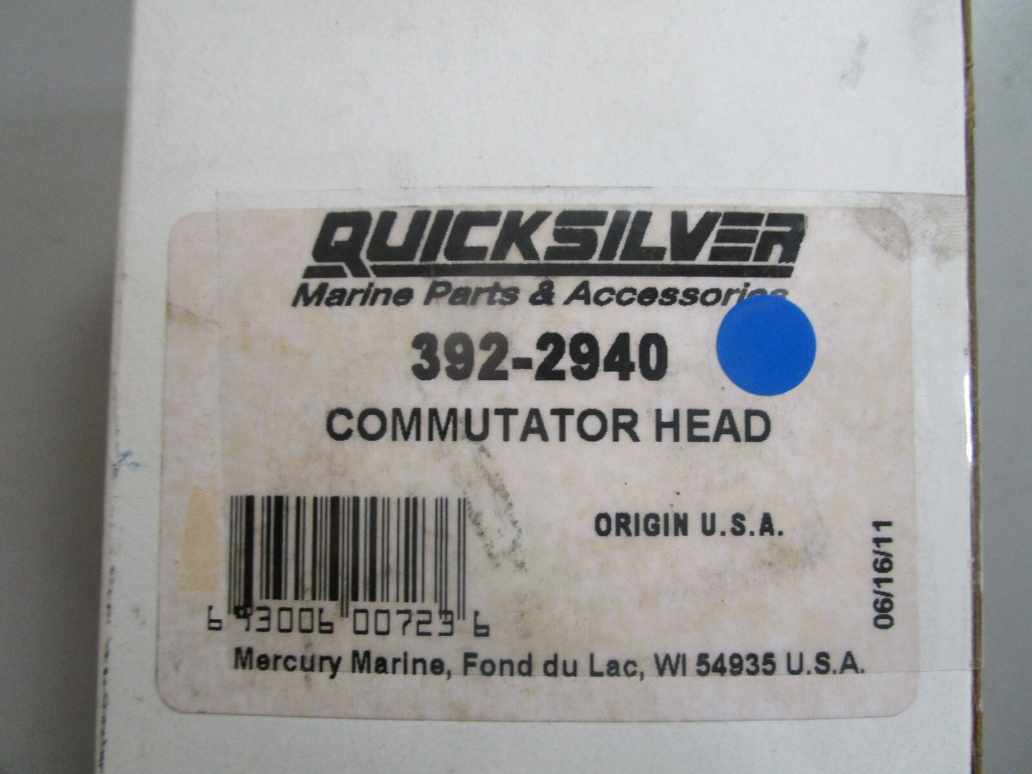 *NEW OEM* 0810 Mercury Quicksilver Commutator Head 392-2940