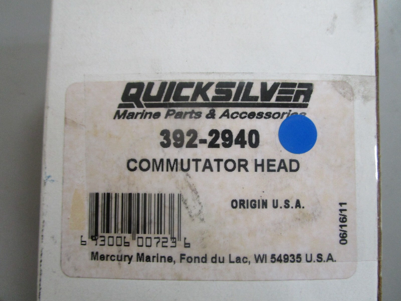 *NEW OEM* 0810 Mercury Quicksilver Commutator Head 392-2940