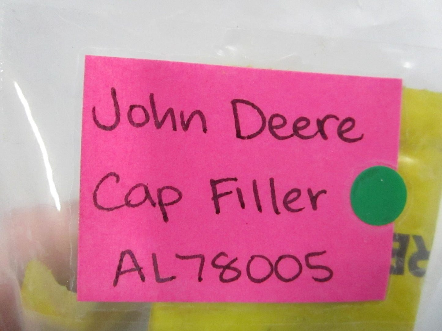 John Deere NEW OEM Radiator Filler Cap AL78005 6000 7000 Series 0810