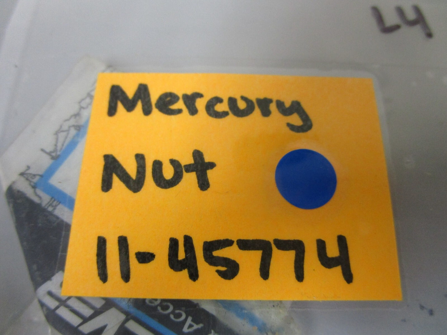 *NEW OEM* (LOT OF 4) 0810 Mercury Quicksilver Nut 11-45774