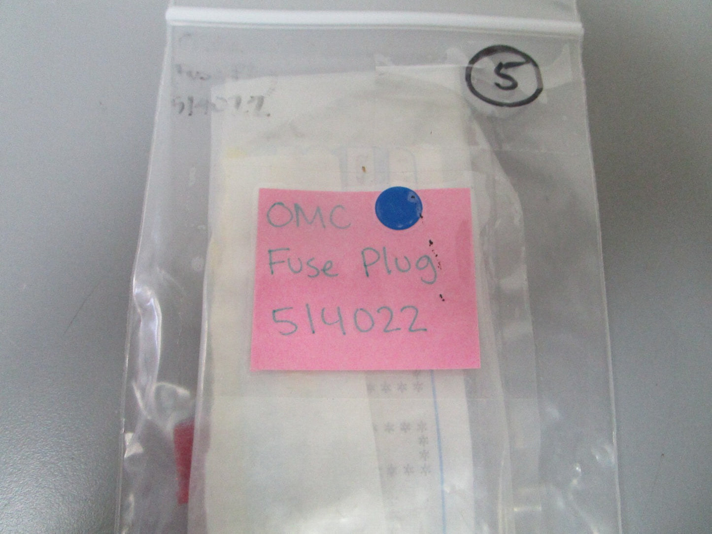 *NEW OEM* 0810 OMC Johnson Evinrude Fuse Plug 514022 0514022