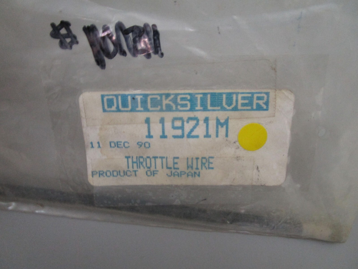 *NEW OEM* 0810 Mercury Quicksilver Throttle Wire 11921M