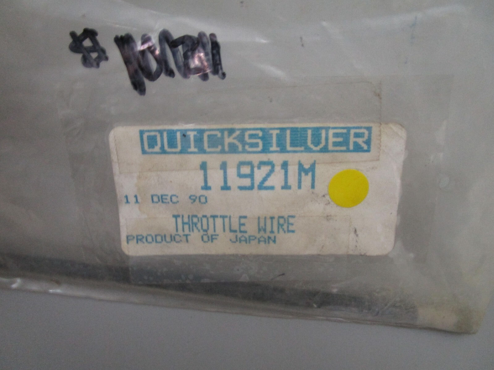 *NEW OEM* 0810 Mercury Quicksilver Throttle Wire 11921M