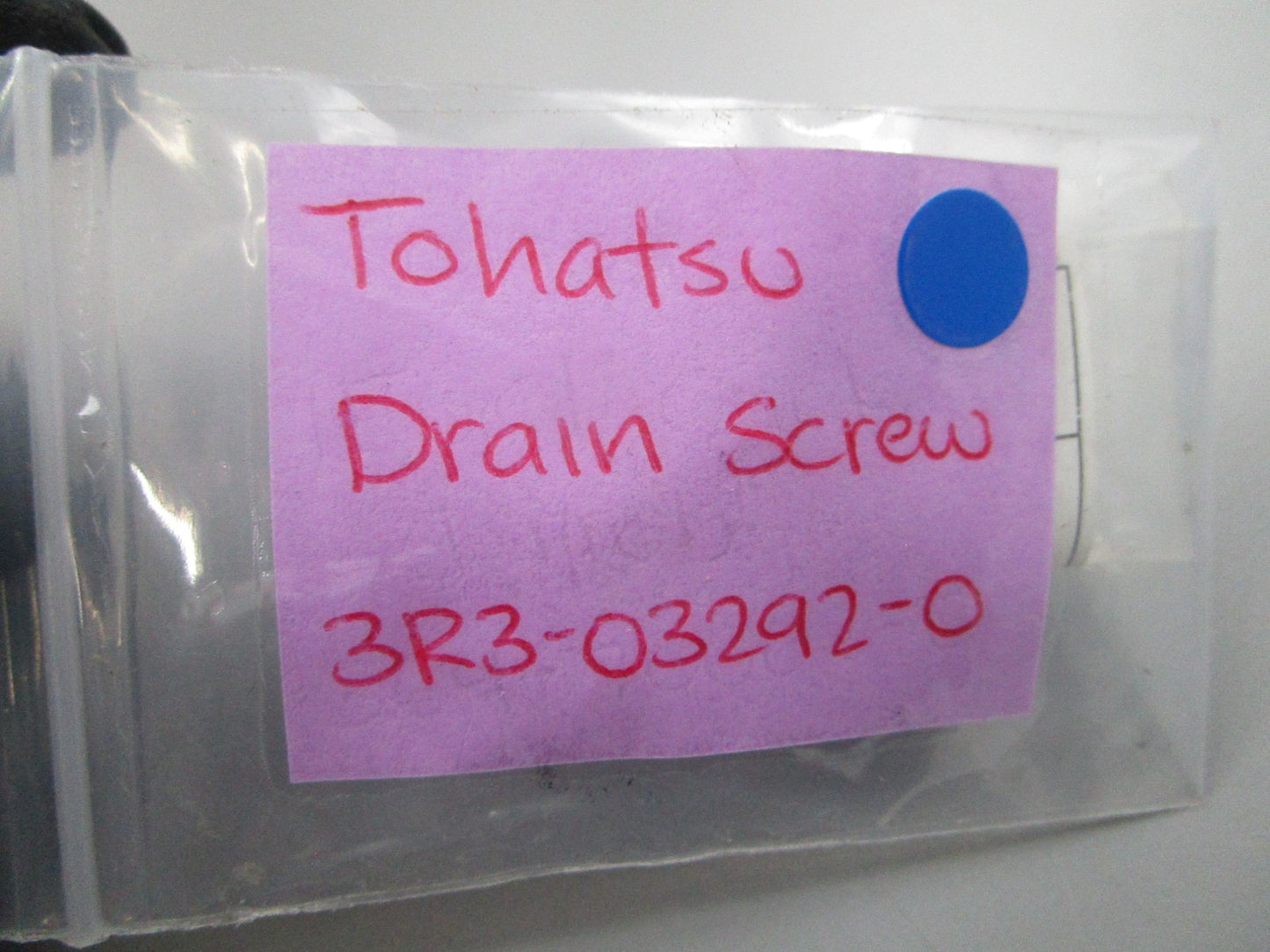 NEW OEM 3R3-03292-0 3R3032920 Tohatsu Drain Screw 0810