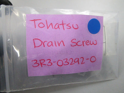 NEW OEM 3R3-03292-0 3R3032920 Tohatsu Drain Screw 0810