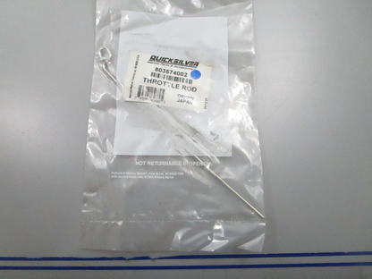 *NEW OEM* 0810 Mercury Quicksilver Throttle Rod 803574002