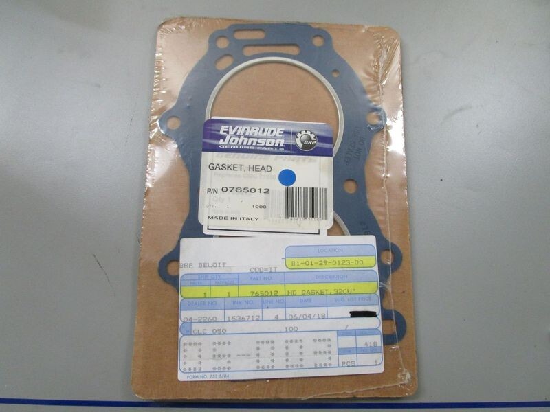 *NEW OEM* 0770 Mercury Quicksilver Gasket Head 0765012