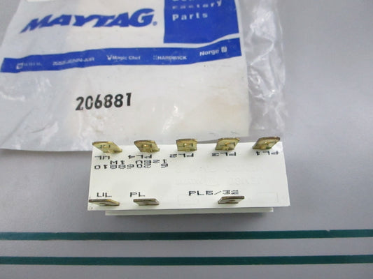 NEW OEM 206881 Maytag 5 Bulb Light Indicator 0810