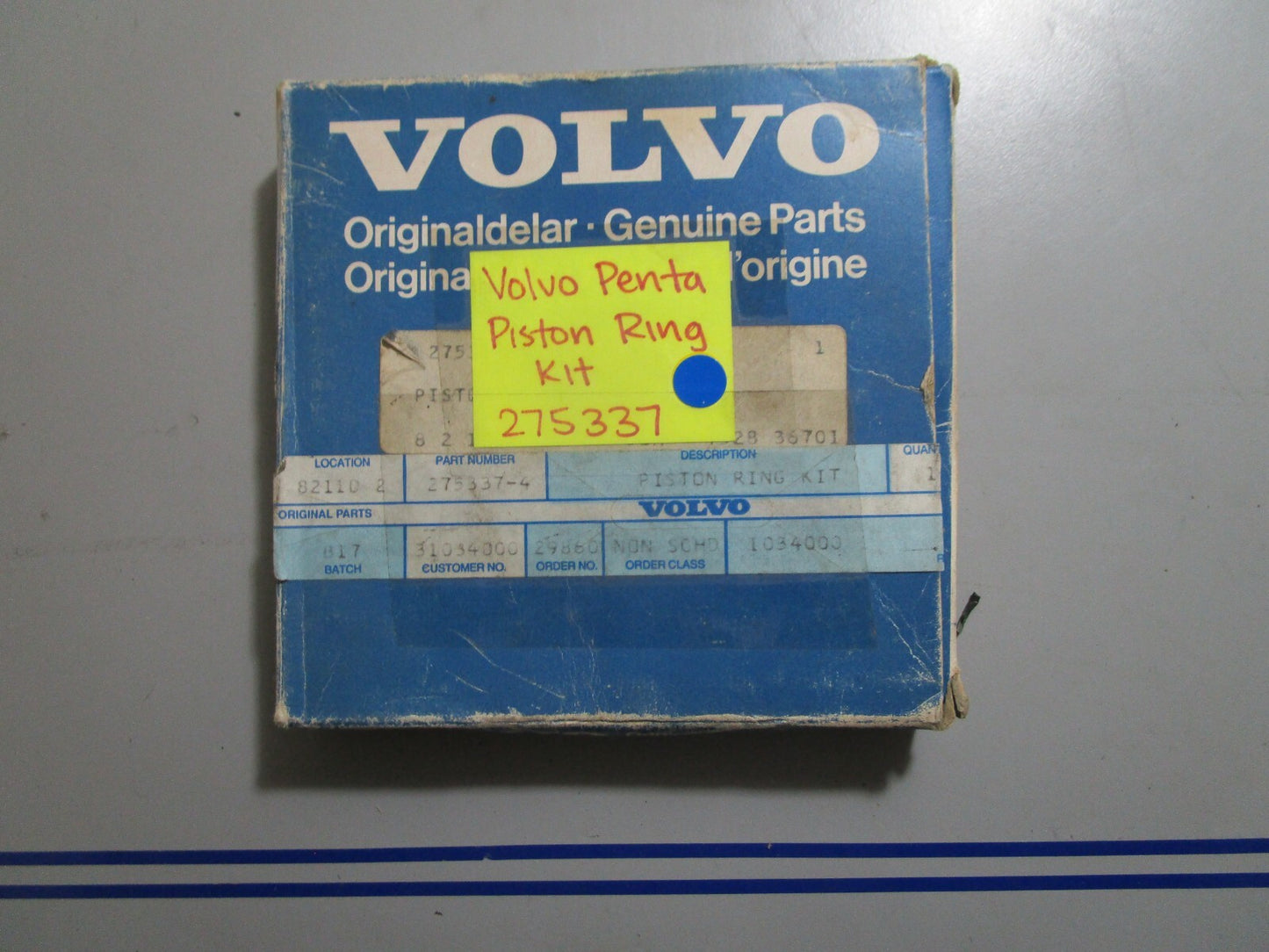 *NEW OEM* 0810 Volvo Penta Piston Ring Kit 275337