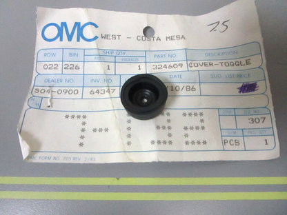 *NEW OEM* 0750 OMC Johnson Evinrude TOGGLE COVER 324609 0324609
