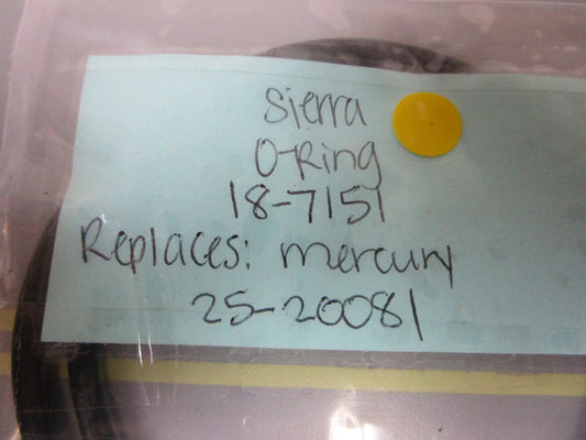 *NEW* (LOT OF 3) 0810 Sierra O-Ring 18-7151 Replaces: Mercury 25-20081