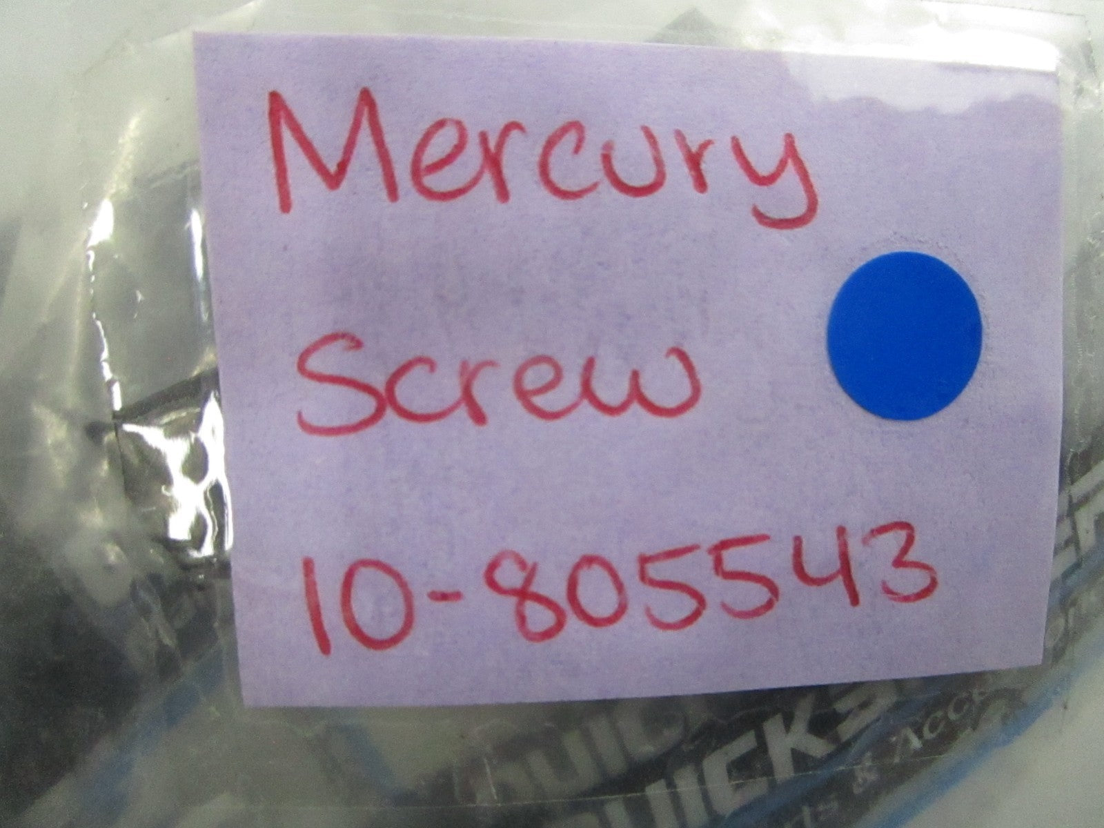 *NEW OEM* (LOT OF 4) 0810 Mercury Quicksilver Screw 10-805543