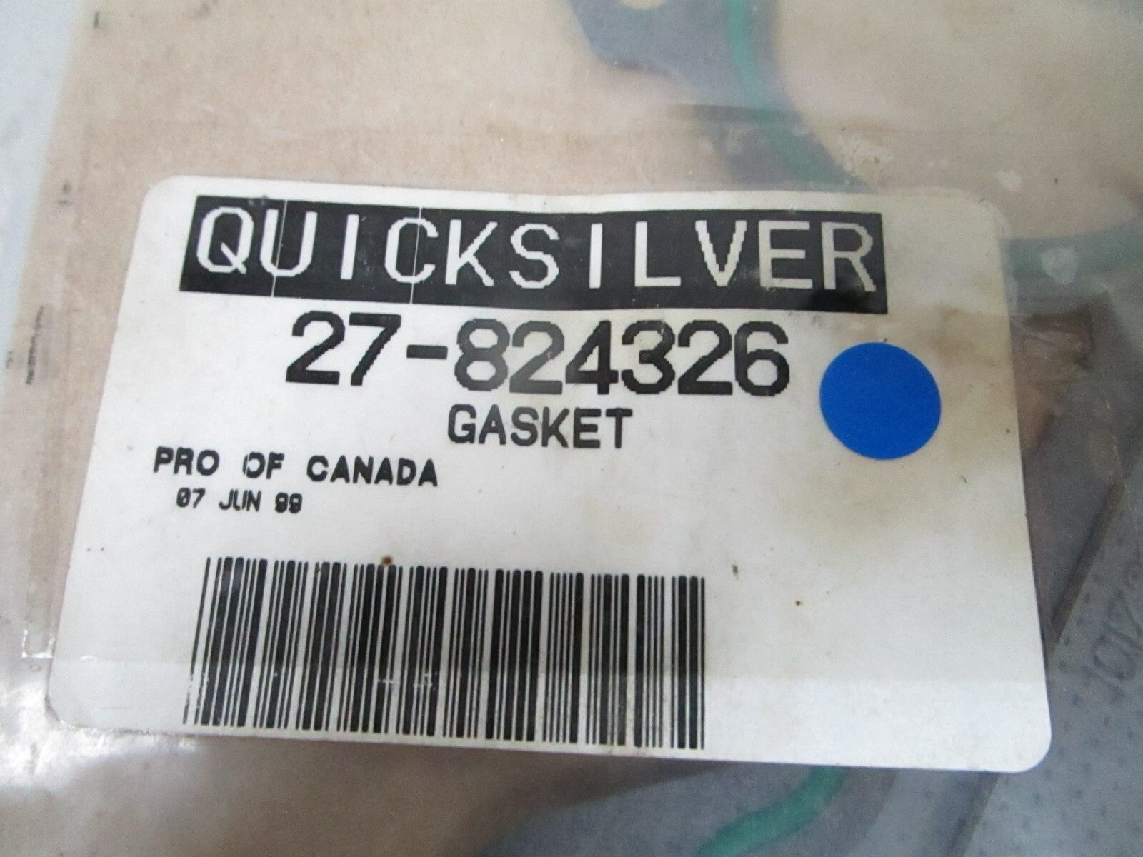 *NEW OEM* 0810 Mercury Quicksilver Gasket 27-824326