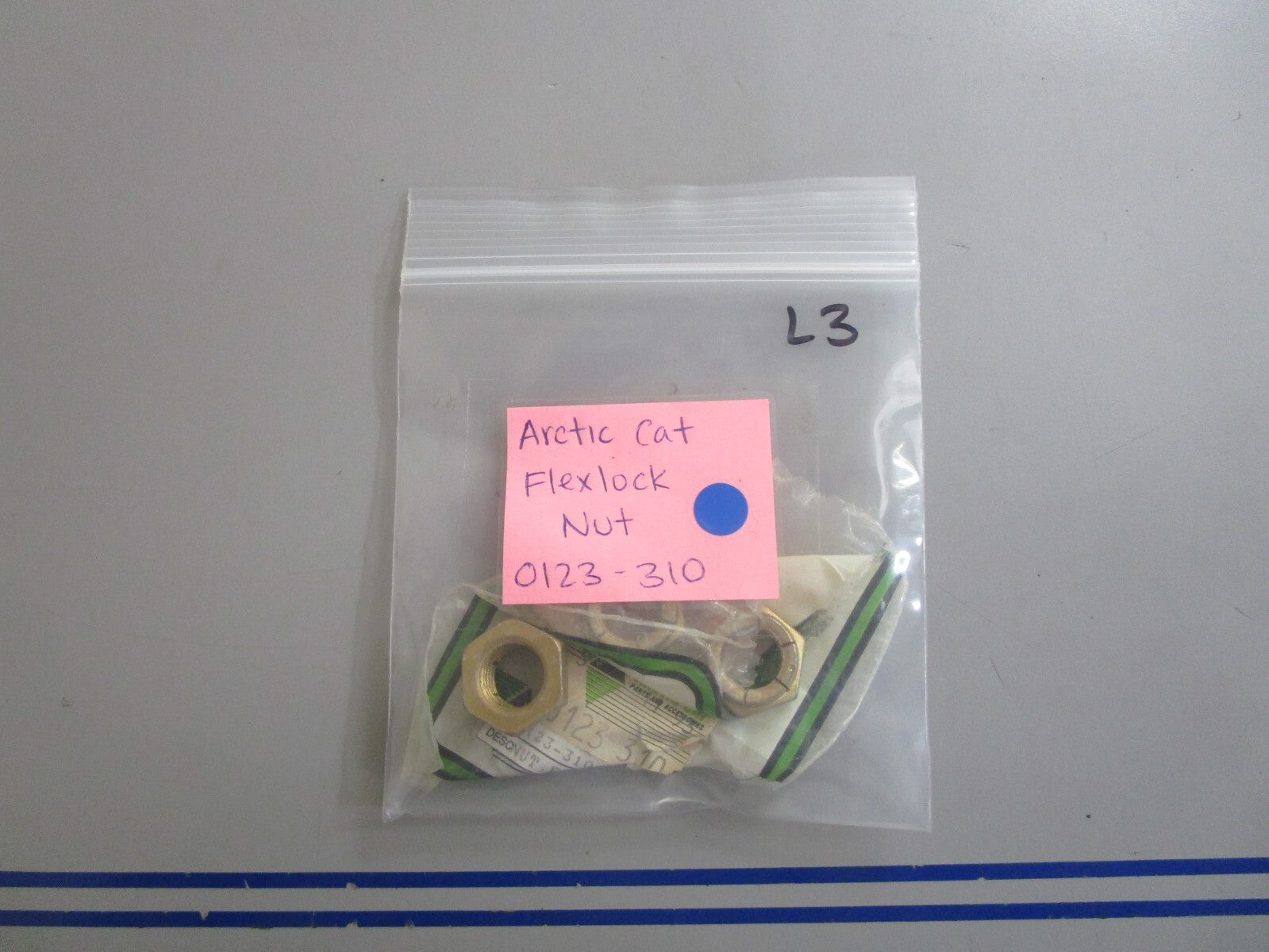 *NEW OEM* (LOT OF 3) 0810 Arctic Cat Flexlock Nut 0123-310