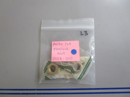*NEW OEM* (LOT OF 3) 0810 Arctic Cat Flexlock Nut 0123-310
