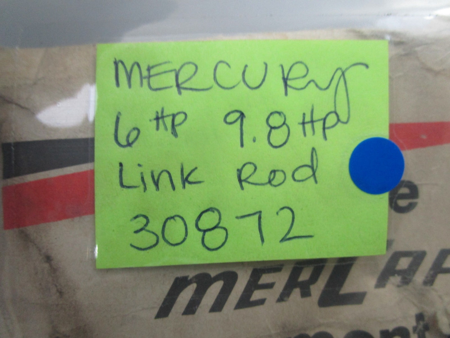*NEW OEM* 0810 Mercury Quicksilver 6 HP 9.8 HP Link Rod 30872