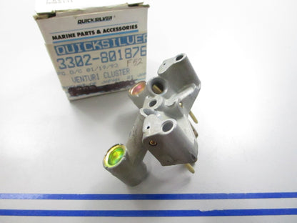 *NEW OEM* 0810 Mercury Quicksilver Venturi Cluster 3302-801876