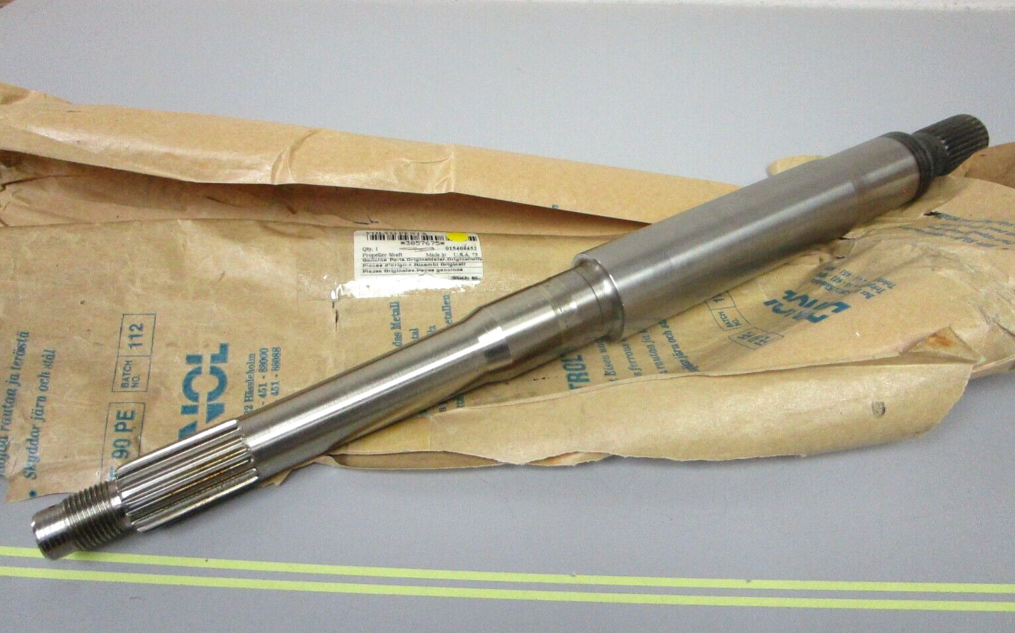 *NEW OEM* 0720 Volvo Penta Propeller Shaft 3857675