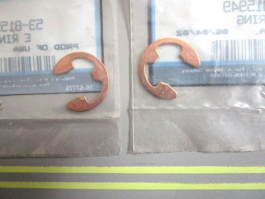 *NEW OEM* (LOT OF 2) 0750 Mercury Quicksilver E RING 53-815949