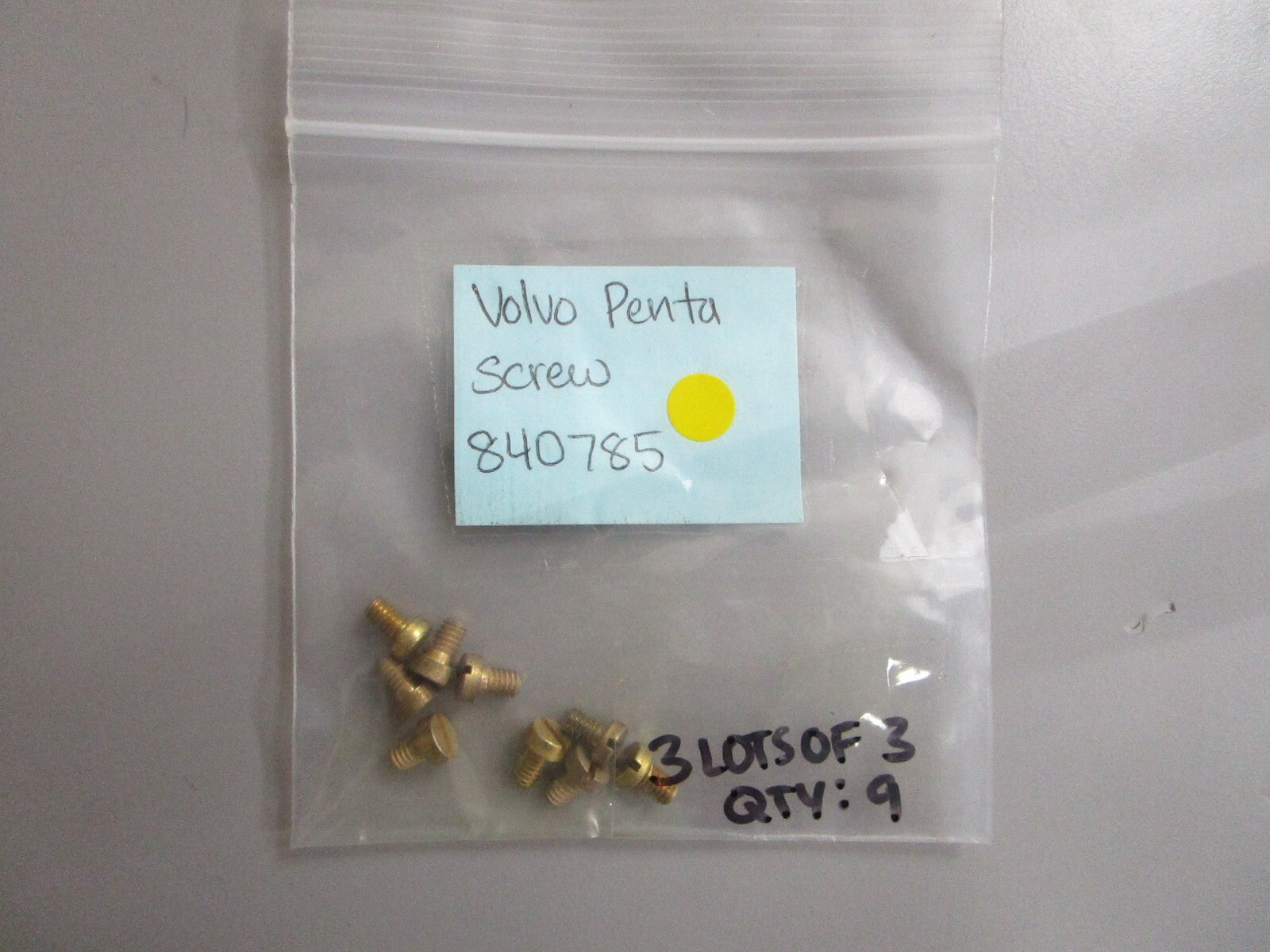 *NEW OEM* (LOT OF 3) 0810 Volvo Penta Screw 840785