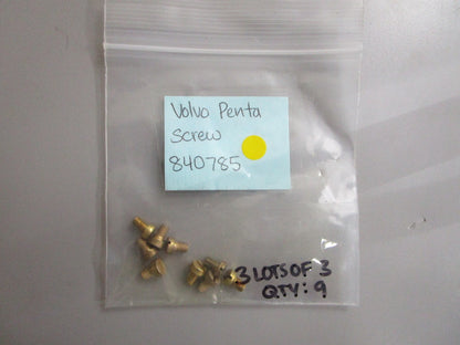 *NEW OEM* (LOT OF 3) 0810 Volvo Penta Screw 840785