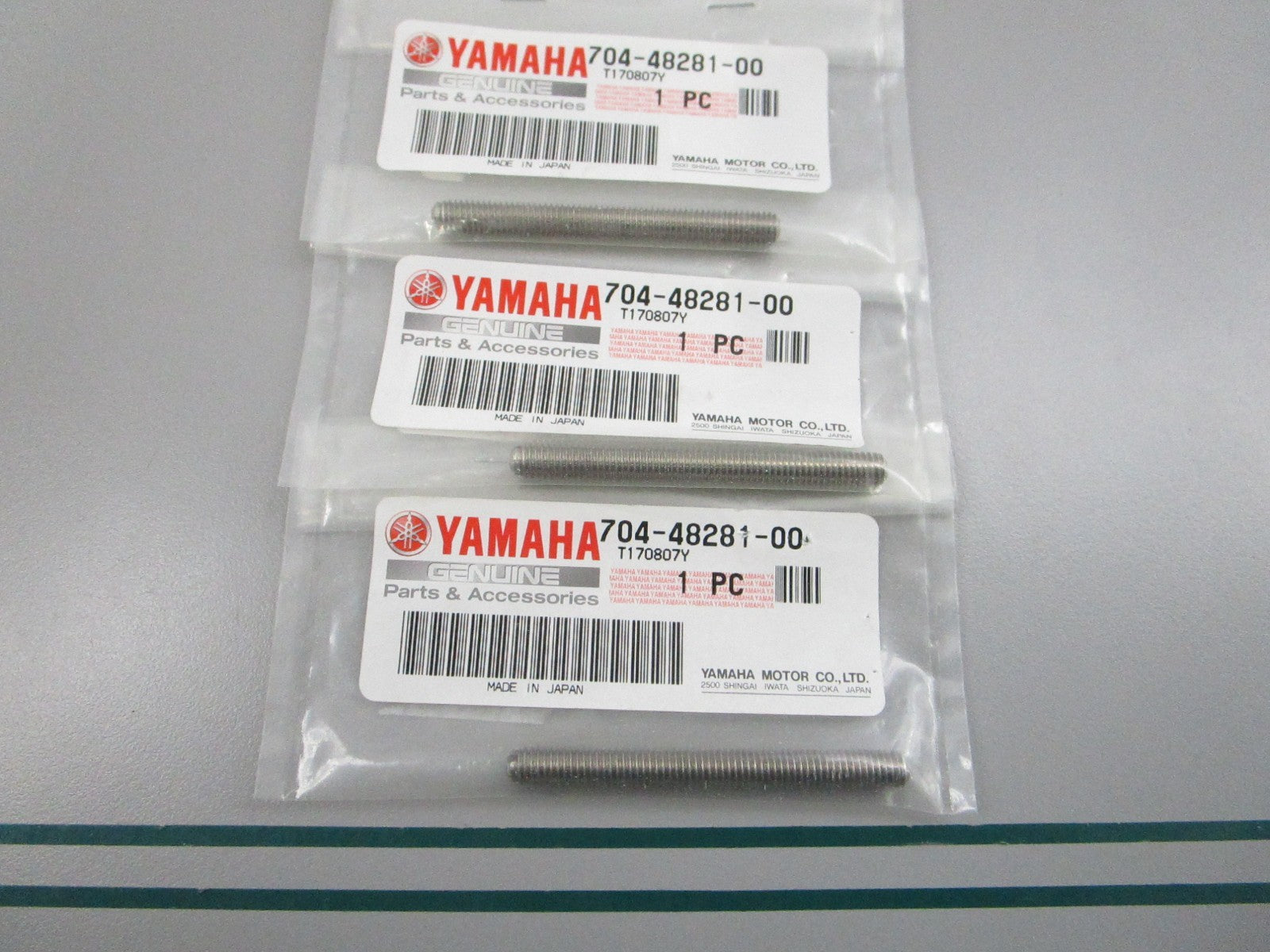 NEW OEM (LOT OF 3) EL8-48281-00-00 Yamaha Screw 0810