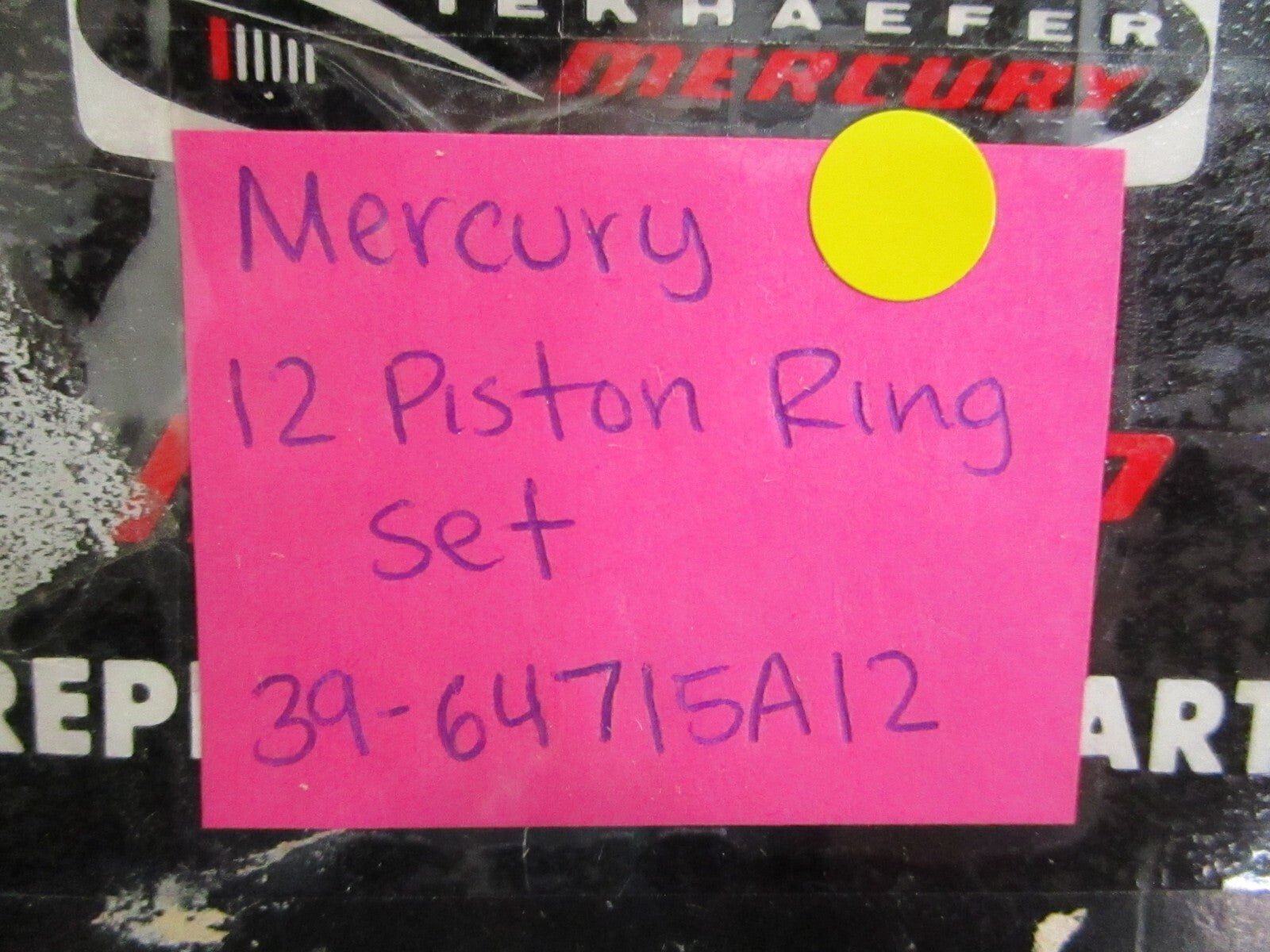 *NEW OEM* 0820 Mercury Quicksilver 12 Piston Ring Set 39-64715A12