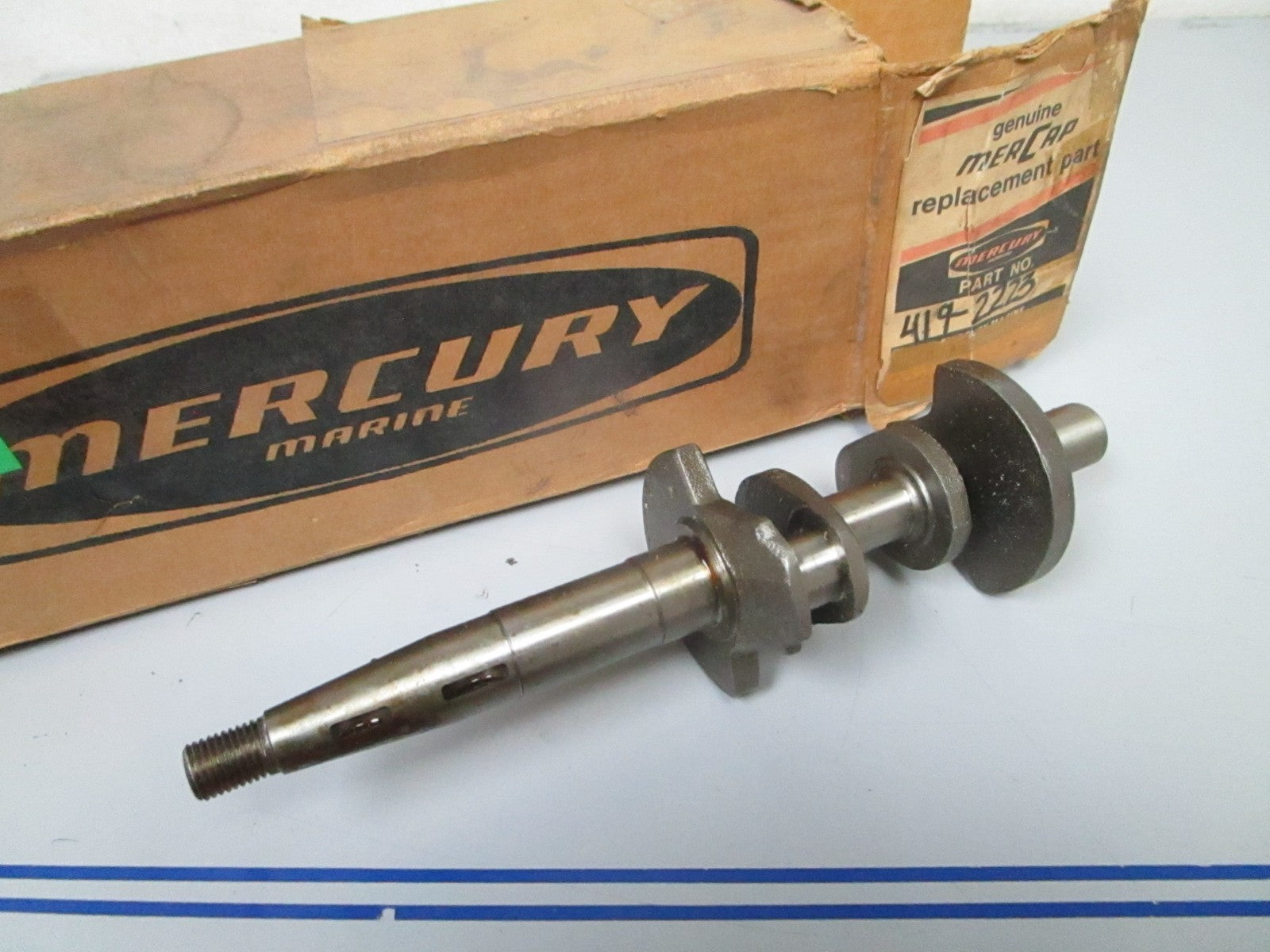 *NEW OEM* 0820 Mercury Quicksilver Crankshaft 419-2223