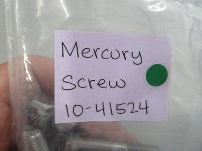 NEW OEM (LOT OF 2) 10-41524 Mercury Quicksilver Screw 0810