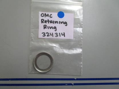 *NEW OEM* 0810 OMC Johnson Evinrude Retaining Ring 324314 0324314