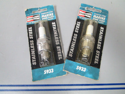 *NEW* (LOT OF 2) 0810 Champion Spark Plug 5933