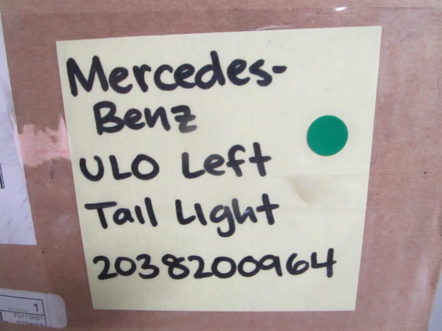NEW OEM 2038200964 Mercedes-Benz ULO Left Tail Light 0820
