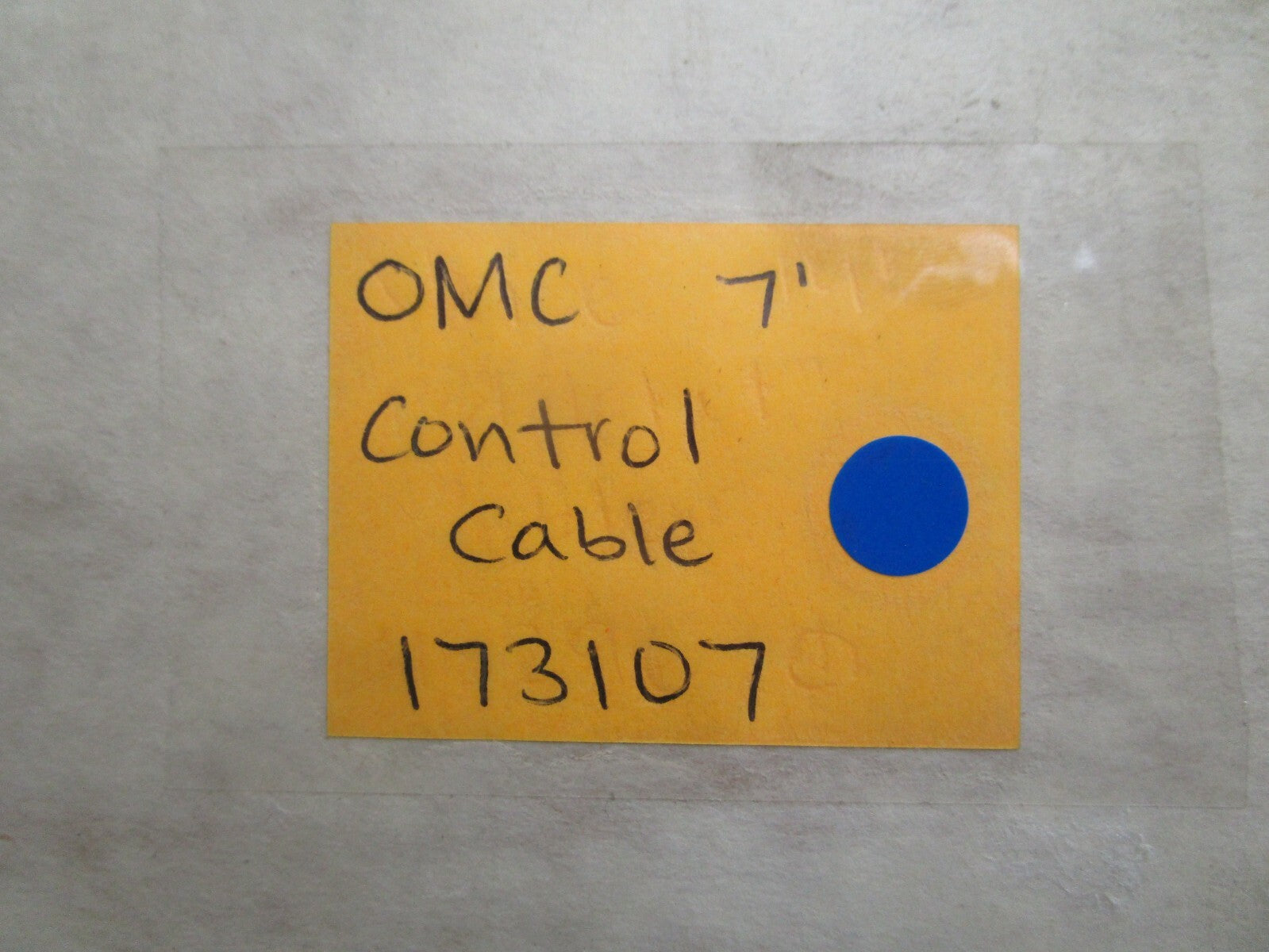 *NEW OEM* 0820 OMC Johnson Evinrude 7' Control Cable 173107 0173107