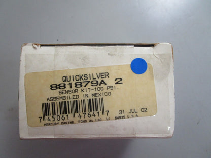 *NEW OEM* 0810 Mercury Quicksilver 100 PSI Sensor Kit 881879A 2